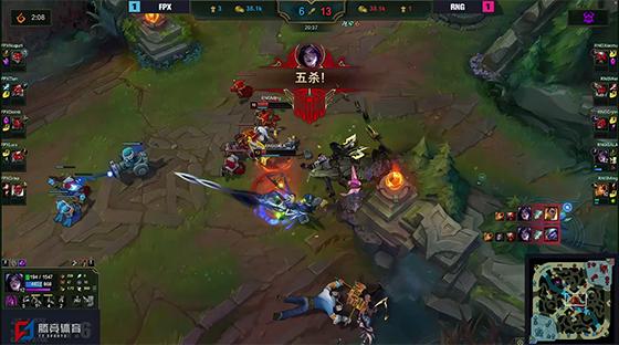 LOL-LPL：喜迎“金色的雨”！RNG 3-1击败FPX夺得春季总冠军