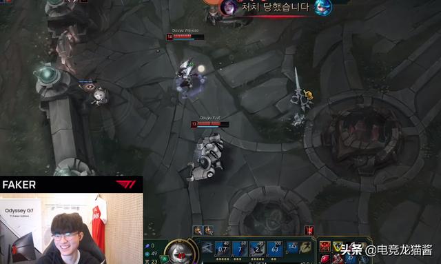 LOL顶级职业选手有多强？T1对战半职业队，Faker放水两局都能赢