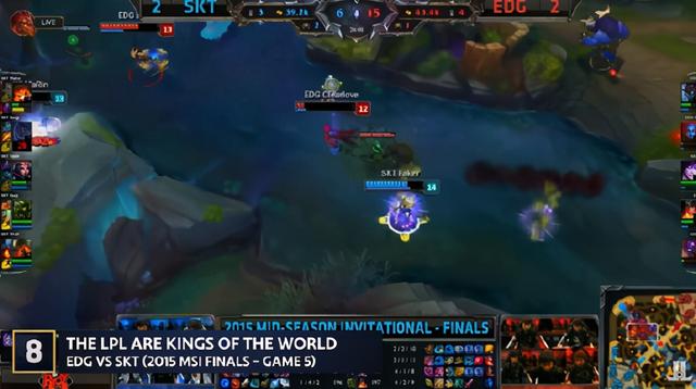 LOL-MSI：外媒评选历届MSI最精彩比赛，2016年RNG vs SKT排名第一