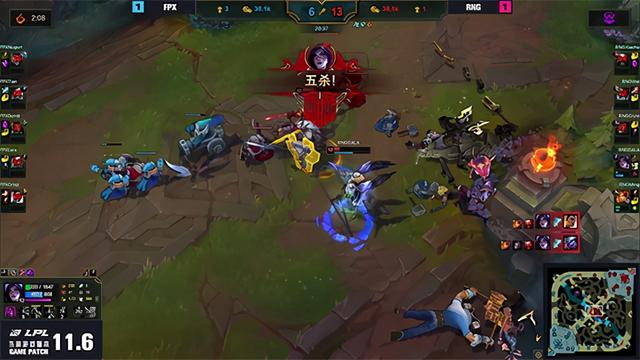 LOL-LPL：英文流评春季赛决赛TOP 5，GALA五杀卡莎排名第一