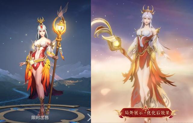 王者荣耀：凤凰于飞优化展示，两款凤凰返场，开黑节皮肤锁定貂蝉