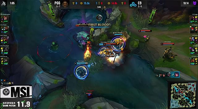LOL-MSI：“是兄弟就一起回家”！C9不敌0-7的PGG出线危险