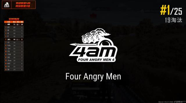 绝地求生：4AM斩获周冠军完美收官，韦神主打运营彻底杀疯了？