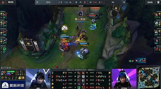 LOL-LPL：Leyan佛耶戈解锁打野位首胜，RA直落两盘2-0击败OMG