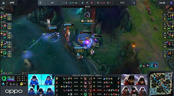 LOL-LPL：Lwx伊泽瑞尔天秀大招千里狙杀水泉瑞兹，FPX 2-1击败UP
