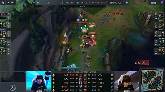 LOL-LPL：Kanavi超神兰博叠满“杀人书”，JDG节奏窒息2-0轻取TT