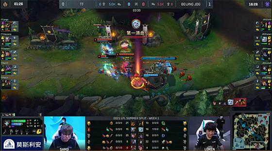 LOL-LPL：Kanavi超神兰博叠满“杀人书”，JDG节奏窒息2-0轻取TT
