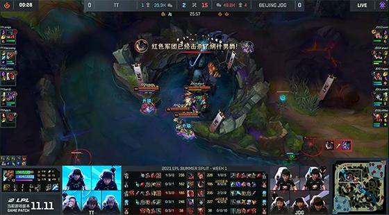 LOL-LPL：Kanavi超神兰博叠满“杀人书”，JDG节奏窒息2-0轻取TT