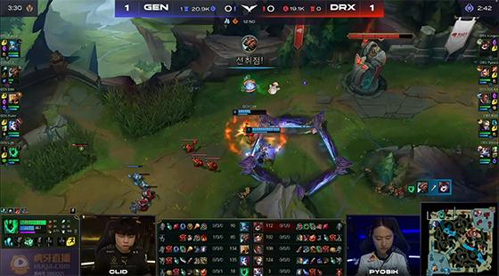 LOL-LCK：Bdd阿卡丽飞雷神一突四单杀纳尔，GEN让一追二击败DRX