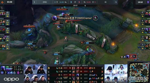 LOL：时隔五年OMG再次战胜IG，当年首发仅剩小五一人还在队内