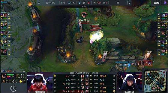 LOL-LPL：Langx两局惨遭“军训”对线崩盘，WE稳扎稳打2-0战胜TT