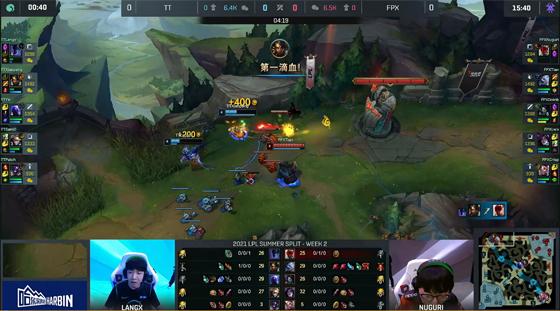 LOL-LPL：Doinb超神不死阿卡丽super carry！FPX 2：0战胜TT