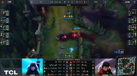 LOL-LPL：Doinb超神不死阿卡丽super carry！FPX 2：0战胜TT