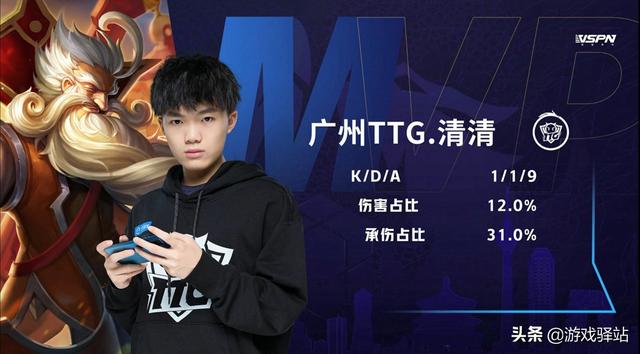 王者荣耀：惊天逆转！清清连夺MVP击碎质疑，TTG鏖战七局淘汰AG