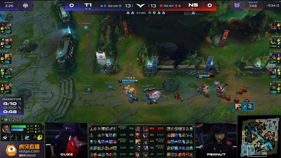 LOL-LCK：鏖战70分钟击败300魂赛娜，NS 2-0横扫T1收获第四胜