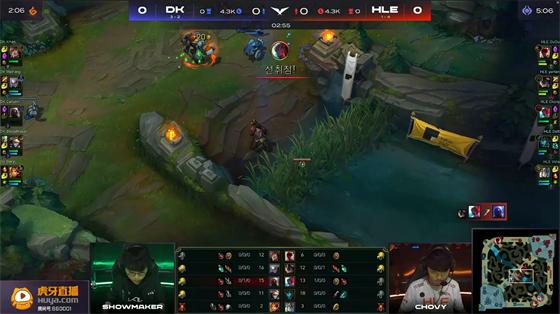 LOL-LCK：BeryL卢登悠米精准消耗狙杀薇恩，DK让一追二战胜HLE