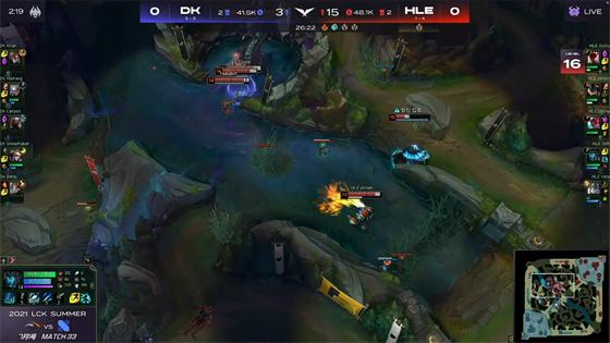 LOL-LCK：BeryL卢登悠米精准消耗狙杀薇恩，DK让一追二战胜HLE