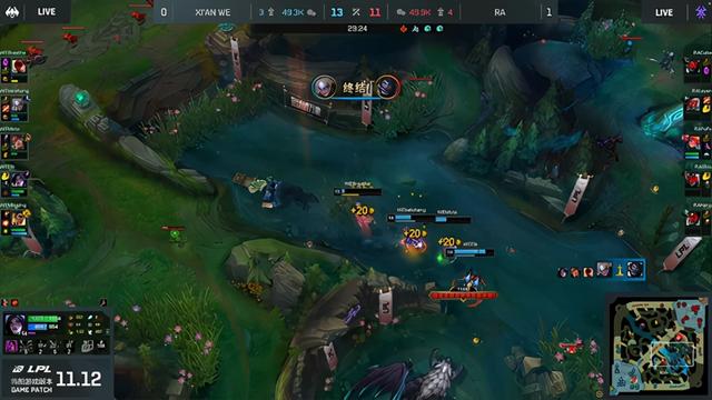 LOL-LPL：iBoy金克丝爆炸输出斩获五杀，WE 1-2不敌RA遭遇两连败