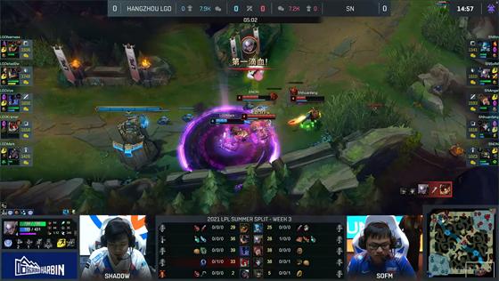 LOL-LPL：“兮猛惊我”xiye塞拉斯单杀Bin梦魇！LGD 2：1击败SN