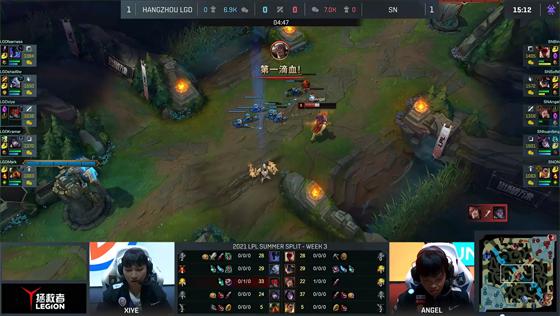 LOL-LPL：“兮猛惊我”xiye塞拉斯单杀Bin梦魇！LGD 2：1击败SN