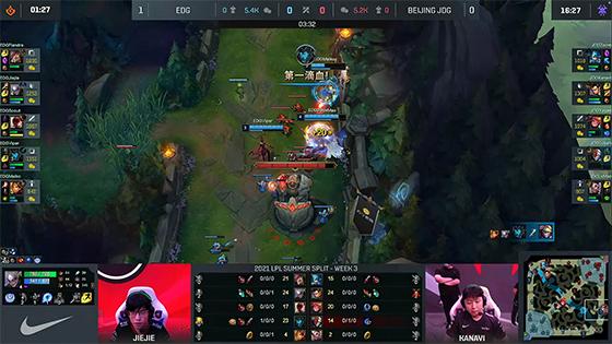 LOL-LPL：圣枪哥瑟提拉四人控制无解，EDG 2:0击败JDG豪取6连胜