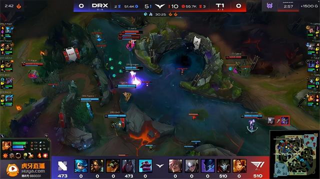 LOL-LCK：Teddy戏命师百步穿杨精准收割，DRX 0-2不敌T1遭遇六连败