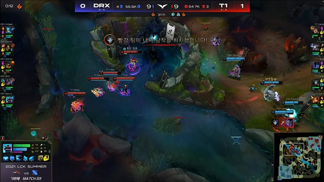 LOL-LCK：Teddy戏命师百步穿杨精准收割，DRX 0-2不敌T1遭遇六连败