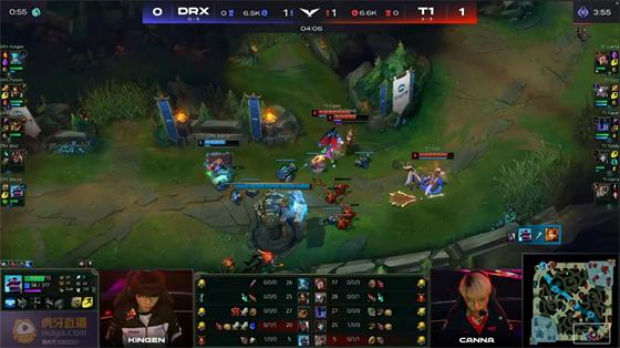 LOL-LCK：Teddy戏命师百步穿杨精准收割，DRX 0-2不敌T1遭遇六连败