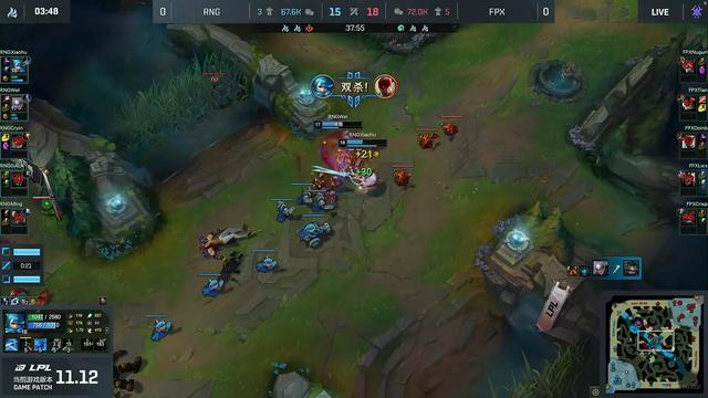 双皇会小虎格温力挽狂澜！米勒：FPX没搞懂RNG大哥是谁