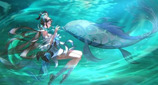 《王者荣耀》大乔新皮肤白鹤梁神女将至 网友：美死了