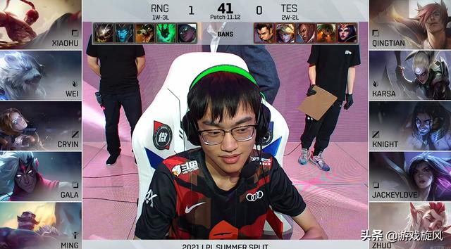 LOL：左手战神塞拉斯TES扳平比分，猫皇：看晴天全是369的影子