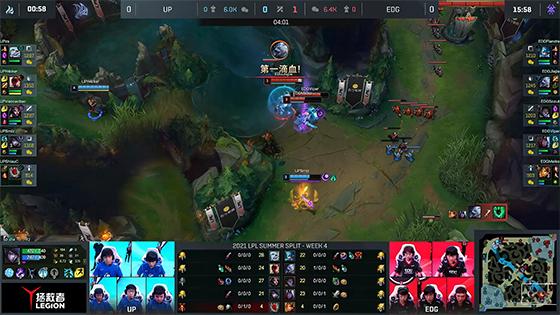LOL-LPL：Viper三杀卡莉丝塔输出爆炸，EDG 2:0横扫UP拿到七连胜