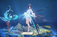 王者荣耀大乔白鹤梁神女,一二技能水墨风超惊艳,大招还会变换诗文