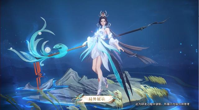 王者荣耀大乔白鹤梁神女,一二技能水墨风超惊艳,大招还会变换诗文