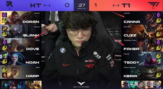 LOL：看到包夹不给信号T1上野零沟通，小黑手刃李哥KT扳回一城