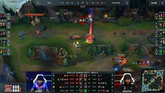 LOL-LPL：Shanks塞拉斯临危受命盘活中野，WE让一追二2-1战胜BLG