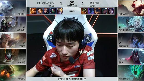 LOL-LPL：Shanks塞拉斯临危受命盘活中野，WE让一追二2-1战胜BLG