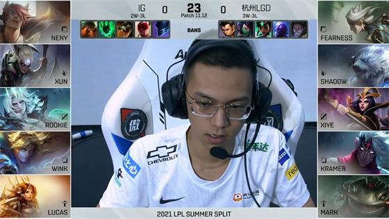 LOL-LPL：iG变成“ICU Gaming”，iG 0-2惨遭LGD两局横扫