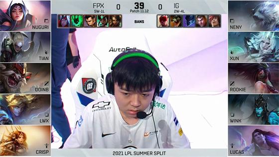 LOL-LPL：Wink德莱文8分钟吸蓝刀伤害爆炸，iG状态回暖2-0横扫FPX