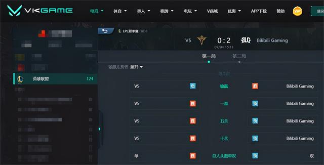 LOL-LPL：AimingEZ闪现跳脸单杀韦鲁斯，BLG2-0送给V5七连败