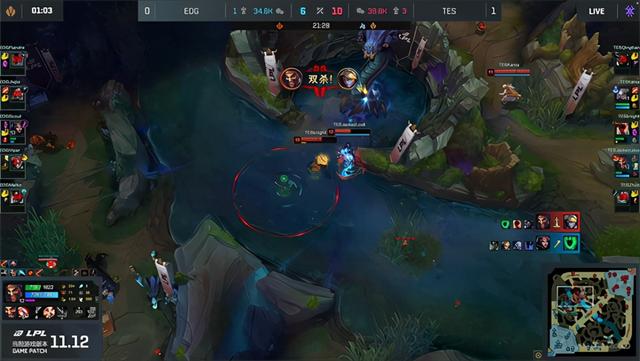 LOL-LPL：Qingtian盲僧闪R踢回韦鲁斯，TES2-0击碎EDG不败金身