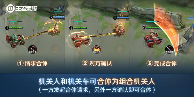 王者荣耀s24赛季新玩法曝光：机甲合体，我来组成头部？