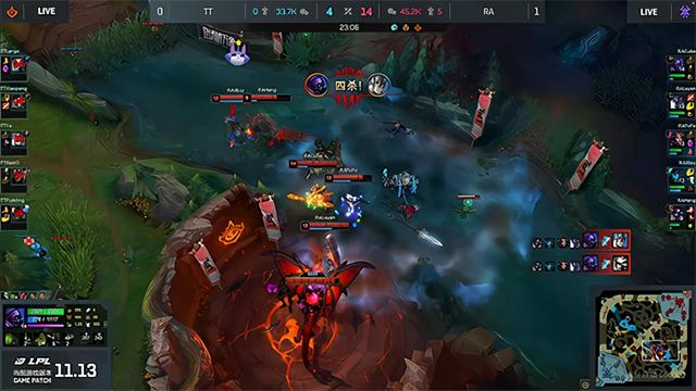 LOL-LPL：Leyan巨魔开局单杀赵信直接起飞，RA干净利落2-0击败TT