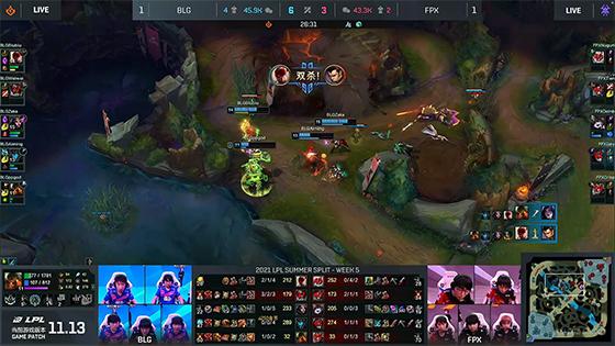 LOL-LPL：Biubiu盲僧两度单杀Nuguri瑟提，BLG 2-1击败FPX