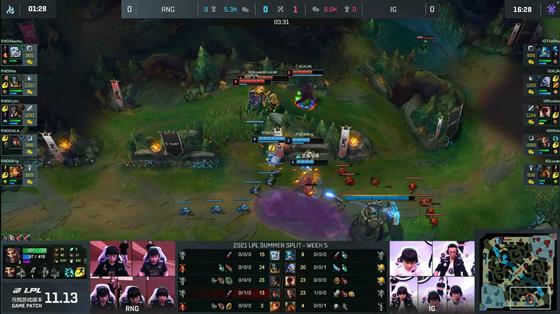LOL-LPL：TheShy回归难救主，RNG 2-0横扫iG赢下“电竞春晚”