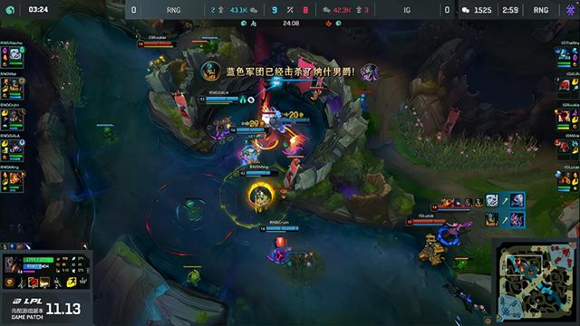 LOL-LPL：TheShy回归难救主，RNG 2-0横扫iG赢下“电竞春晚”