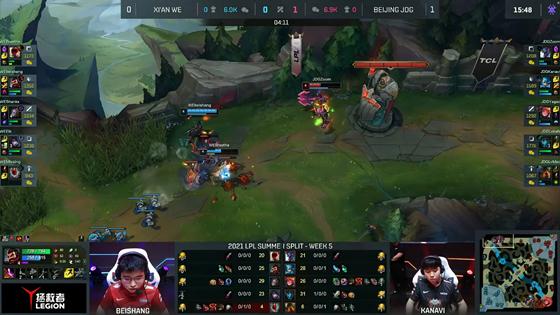 LOL-LPL：Yagao佐伊精准飞星秒杀厄斐琉斯，JDG决策压制2-0战胜WE