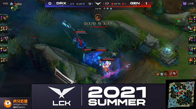 LOL-LCK：Bdd沙皇禁军之墙回推四人，GEN完美团战2-0轻取DRX
