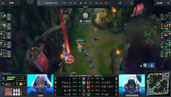 LOL-LPL：Smlz厄斐琉斯稳如泰山输出爆炸，UP爆冷2-1掀翻LNG