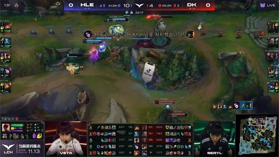 LOL-LCK：妖姬虐泉三杀无人可挡，DK强势翻盘2-0终结HLE三连胜